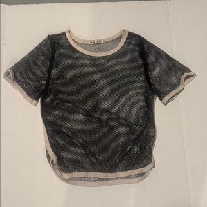 Black net shirt from heart and hips junior